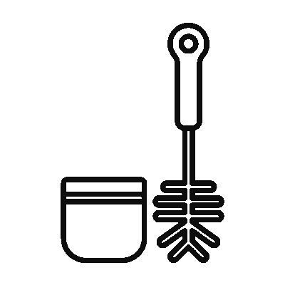 Portacepillos para inodoro