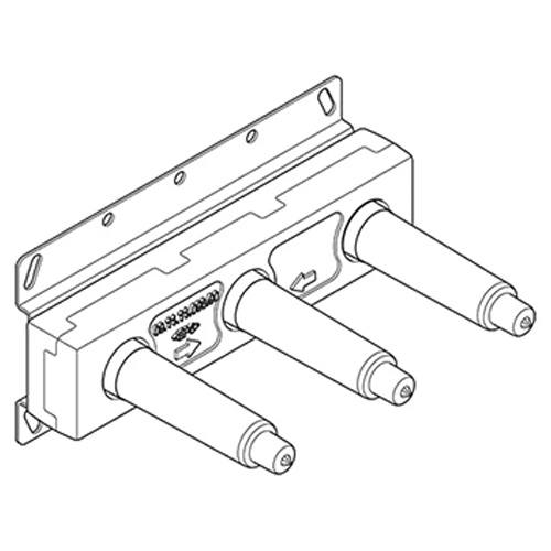 Válvula Empotrada con Salida Central