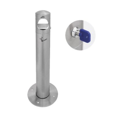 Cenicero Exterior Inox Pie