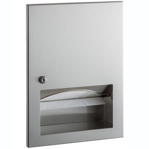 Dispensador de Toalla Interdoblada Empotrado