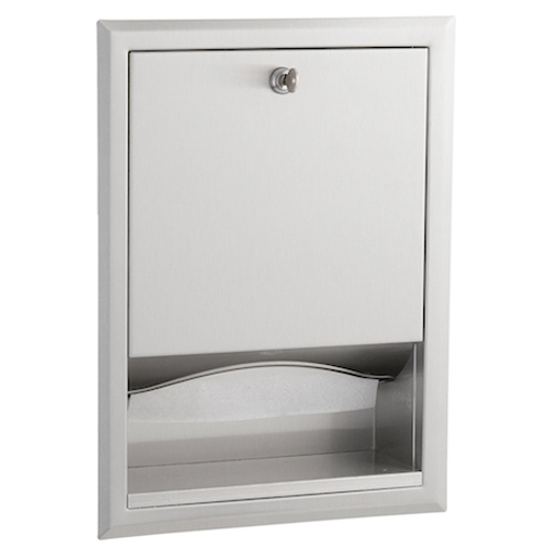 Dispensador de Toalla Interdoblada Empotrado