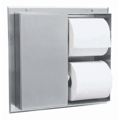 Dispensador de Papel Higiénico para Mamparas