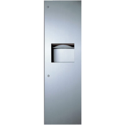 Dispensador de Toallas y Basurero Empotrado