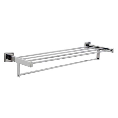 Repisa con barra para toallas