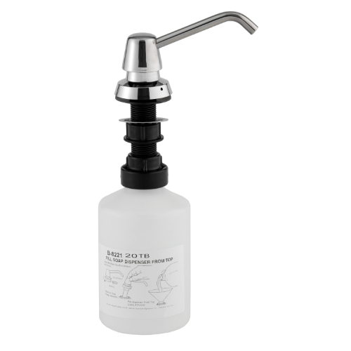 Dispensador de Jabón empotrado a Cubierta