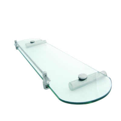 Repisa Cromada de Cristal