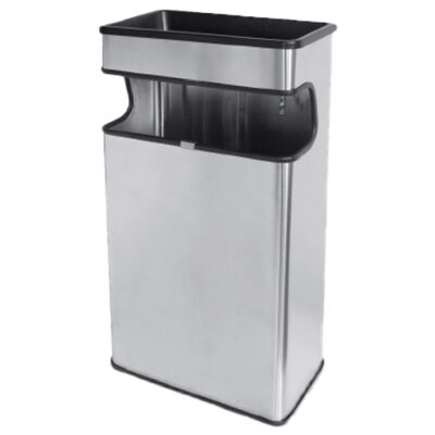 Basurero Rectangular con Cenicero