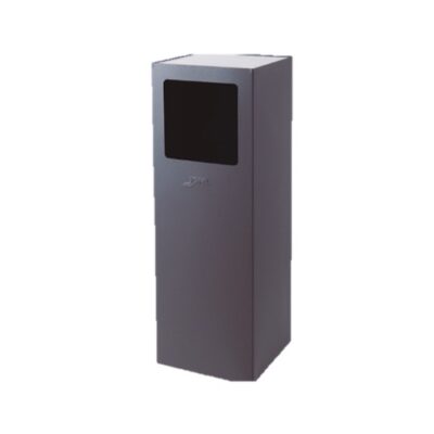 Basurero Boca Cuadrada Con Cenicero