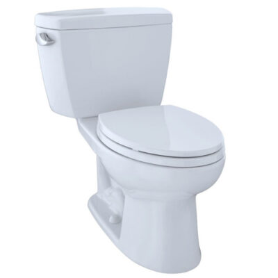 Inodoro alargado de dos piezas Eco Drake®