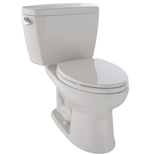 Inodoro alargado de dos piezas Eco Drake®