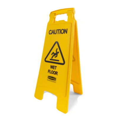 Señal de Piso Mojado en Inglés