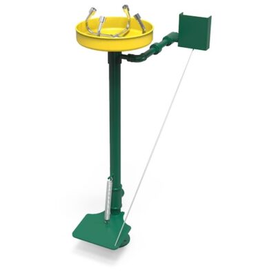 Lavaojos de Columna Galvanizado