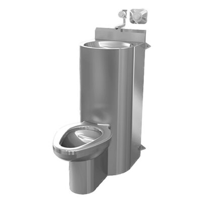 Combo de Inodoro y Lavabo de acero