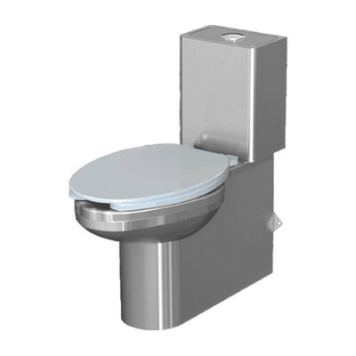 Inodoro con Tanque de Acero
