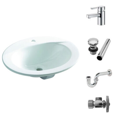 Paquete lavabo y llave