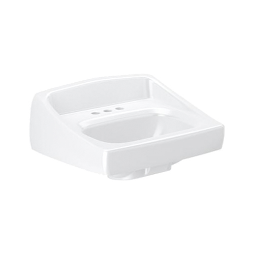 Lavabo con protector de salpicaduras