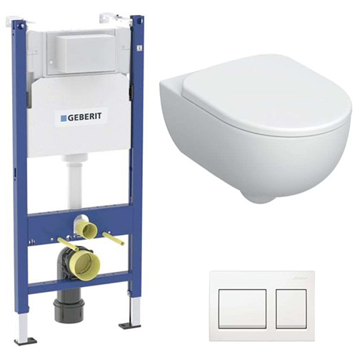 Kit Inodoro, tanque, pulsador y asiento