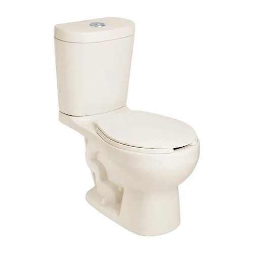 Inodoro redondo de dos piezas