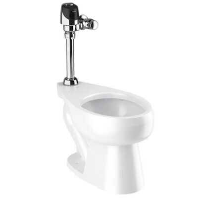 Inodoro con fluxómetro