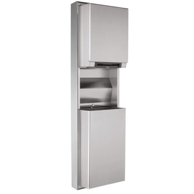 Dispensador de Toallas Automático y Basurero a Muro