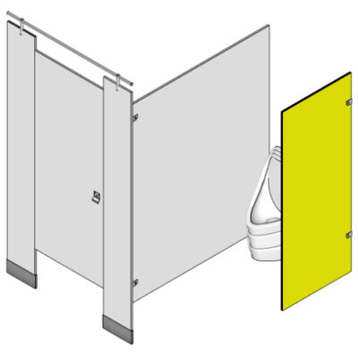 Panel Mingitorio Para Modelo Estándar Reforzado 190 60x150