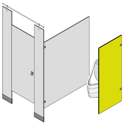 Panel Mingitorio Para Modelo Estándar Reforzado 210 60x150