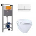 Kit Inodoro a muro y tanque empotrado